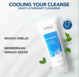 Facial wash YOU HY! Amino 100g Acne /oil control / bye byeteria / glowing / Wow tery sabun cuci muka