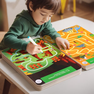 QU RAN | Concentration Enhancing Maze Game Cards for Children