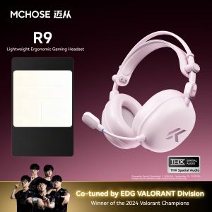 MCHOSE | Mchose R9 Wireless Gaming Headset Lightweight Four Mode Bluetooth Headphone With Mic For Computer Game