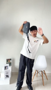 Tas Selempang Kecil Pria Waistbag Pinggang Cowok Premium bahan Waterproof Anti Air TL 760