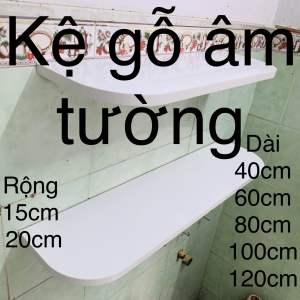 kệ âm tường bo góc gỗ MDF cao cấp dày 17mm