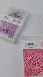 Paper Clips Set / Clip Kertas Binder Clip/ Stationery Set Paper Clips Push Pin