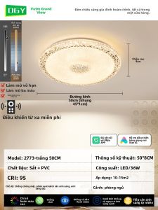 DGY | Đèn Trần Thiết Kế Độc Đáo Hiện Đại Tối Giản cho Phòng Ngủ Chính