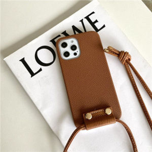 Crossbody Shoulder strap lanyard leather case for iPhone 13 13Pro 11 12 12Pro Max XR X XS Max 7 8 Plus SE phone bag cover