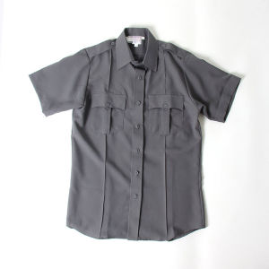 Export Summer Men Plus Size Loose Quick-Drying Double Pocket Workwear Shirt American Casual Duty Short Sleeve Shirt NYPD