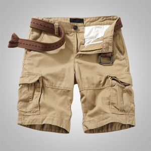 yzgf | Relaxed Straight-Fit Casual Multi-Pocket Camouflage Shorts