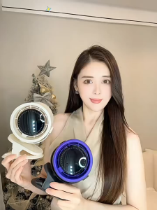 BHQ Desktop Bladeless Fan Wall Mounted USB Circulation Fan Clip Portable Digital Display High Speed