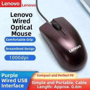 Lenovo | Wired Gaming Non-Silent Portable Mouse