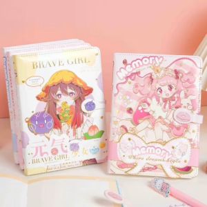 Buku Diary Journal Agenda Notebook Planner Magnetic Cover Kulit 13 x 18 cm