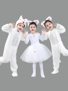 New Arrival Male and Female School Cat Call Kitty Performance Costume Kids Animal Performance Costume Kitten Dance Skirt Toddler Dancing Dress