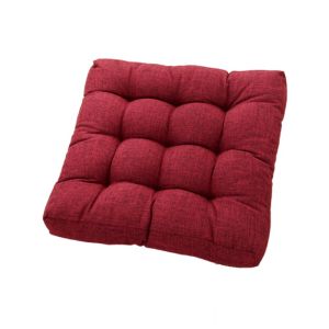 Ethnic Linen Square Seat Cushion for Bedroom Balcony Bay Window Thickened Floor Cushion Household Windowsill Pad Christmas Gift