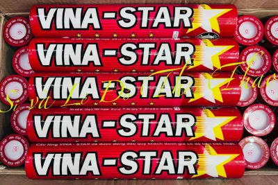 Ống Cầu Vina Star đỏ - 12 trái