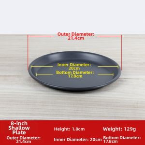 Commercial Pizza Baking Pan Non-Stick Shallow Medium Deep 10 Inch 9 Inch Aluminum Alloy Pizza Tray for Home And Commercial Use