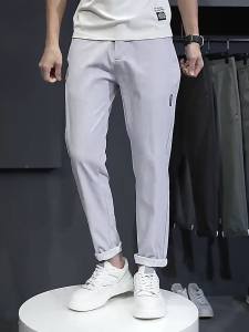 กางเกงขายาวผู้ชายทรงสลิม ผ้ายืด ใส่สบาย ไม่อึดอัด | กางเกงลำลอง กางเกงแฟชั่น ใส่ได้ทุกวัน