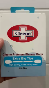 Cleene Premium Extra Big Buds Shower 220 Tips - NEW PACKAGING