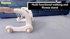 Supuon Baby Play Gym 5in1 Baby Triangle Gym Walker Game Mical Playmats Gym Newborn Rattle Piano Fitness Frame 儿童健身架
