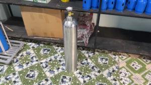 Bình CO2 Thực Phẩm Thể Tích 8 Lít 10 Lít Nhôm Nguyên Khối