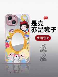 Mirror Snow White Design Phone Case for Honor X300/200Pro 100/90GT/80 Womens New Model X60/50i+40 Beauty Makeup Anti-Fall