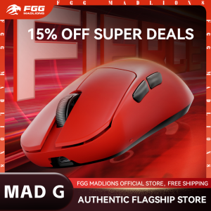 FGG MADLIONS MAD G PRO Wireless Maouse Lightweight Wired Gaming Mouse PAW 3395 Optical Micro Switch 8000Hz Fps Game Mouse