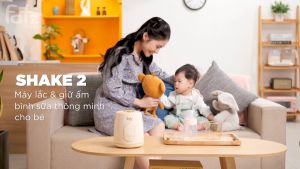 Máy lắc bình sữa điện tử thuận tiện Fatzbaby Fatz Shake 1 - FB3910HB Shake 2 - FB3911HB MGG