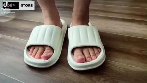 Dép quai ngang nam nữ EVA siêu nhẹ êm chân đi trong nhà văn phòng thời trang D322 Maipy