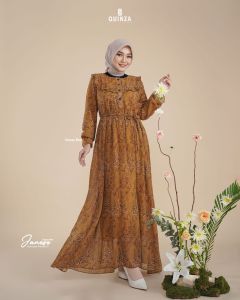 [READY] SPECIAL PRICE !! Janese Dress New Honey Bee by Quinza