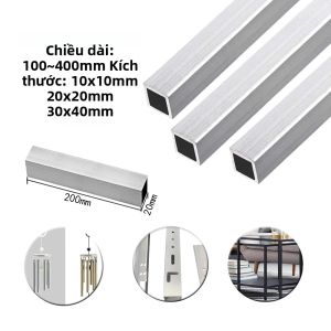 1 Chiếc Ống Vuông Bằng Nhôm Hộp Hợp Kim Kim Loại 10x10mm/20x20mm/30x40mm - Nhiều Kích Cỡ Khác Nhau Cho Các Ứng Dụng Khác Nhau