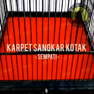 SEMPATI GROSIR Karpet Kotak No 1 2 3 Sempati Isi 10 Karpet Tebok Alas Dasar Sangkar Kandang Burung Kenari Kacer