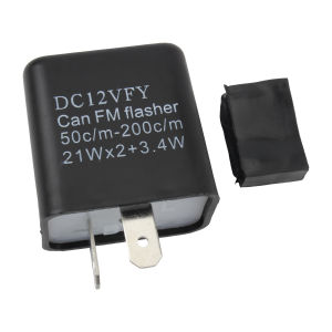 2 Pin 12V Có Thể Điều Chỉnh Tần Số LED Xe Máy Flasher Relay Cho Xe Máy Sửa Đổi Tín Hiệu Rẽ Thay Thế Một Phần