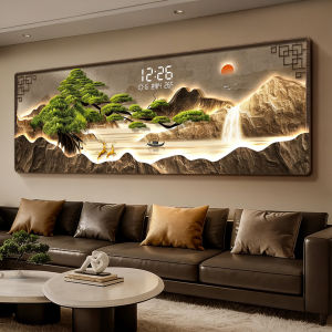 XIANGTUYIN | 3D Welcoming Pine Tree Luxury Clock Wall Art