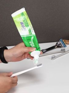 Self-Adhessive Bathroom Rack Shaver/ToothBrush holder with Cups