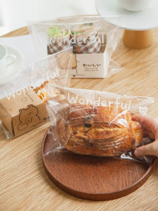 European Bag Bread Packaging Bag Ziplock Bag Baking Toast Baking Single Self-Adhesive Sandwich Transparent Snack Bag Small