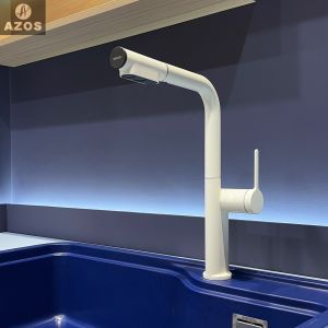 AZOS | Press Switching Foam Sprayer Hot and Cold Water Pull Down Kitchen Faucet
