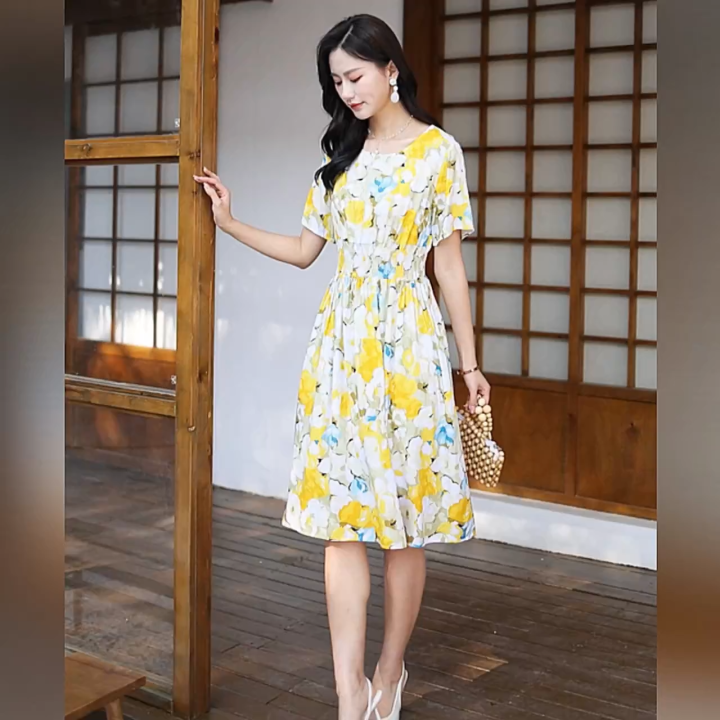 silk dress malaysia Buy Blue Printed Silk Fit and Flare Dress Online in Malaysia at $28.00