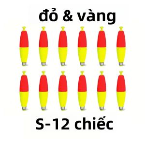 12 Phao Câu Cá Có Trọng Lượng Làm Bằng Xốp EVA Kiểu Gắn Nhanh Kích Thước 1.5in-2in-3in Dạng Lò Xo Dùng Cho Cá Crappie Cá Panfish Cá Catfish Câu Cá Trên Biển Câu Cá Trên Thuyền