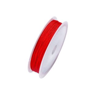 Jade Pendant Beading Thread Red