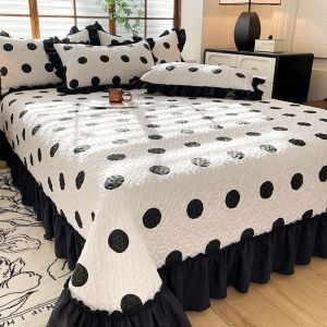 Korean Princess Style Bedding Set Quilted 3-4pcs