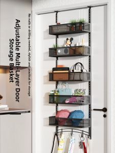 QIMAHUANGZI | Over-the-door Multi-layer Hook Organizer No-drilling