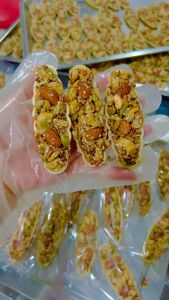 Bánh thuyền mix hạt dinh dưỡng health Bánh ăn kiêng hỗ trợ giảm cân Bánh hạt dinh dưỡng thuần chay 500gr