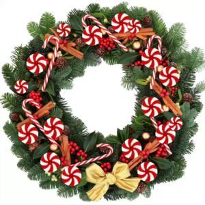 Believe 12pcs Premium Xmas Tree Decor: Candy Cane Christmas Decor Candy Christmas Decorations White Candyland Christmas Tree Decorations Candy Cane Stick Long Candy Ornaments Christmas Flowers Decorations – Best Xmass Decoration Sale
