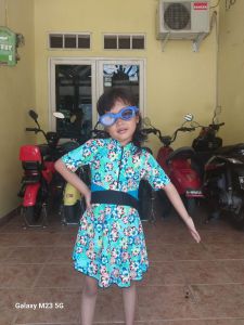 baju renang anak lengan pendek tk sd  - baju renang anak perempuan motif