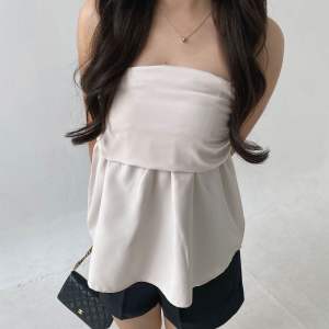 Reverie - Vega Top - Kaos Wanita Sleeveless Tube Top Kemben Basic - Atasan Wanita Tidak Berlengan One Size