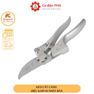 Kéo cắt cành cây lưỡi cắt SK-5 bền và bén chuyên dùng làm vườn trồng cây Hiệu KAPUSI Nhật Bản Bảo hành 12 tháng