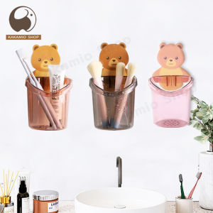 แปรงสีฟัน ยาสีฟัน รูปหมีน้อย กล่องการเก็บอุปกรณ์อาบ ใส่แปรงสีฟัน ทั้งหมด 5 หมี่