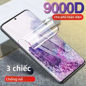 3 Miếng Dán Bảo Vệ Màn Hình Full Cover Hydrogel Cho Samsung Galaxy S25/S24/S23/S22/S21/S20 Ultra/FE HD Phim Trước Trong Suốt