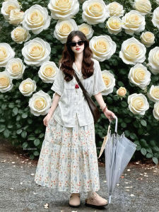 XUECAIQI | Plus Size Korean Style Dress Set