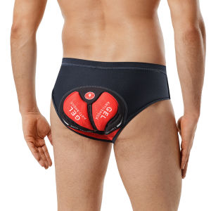 WOSAWE Men Cycling Shorts MTB Road Cycling Under Pant 3D Padded Triangle Shorts Breathable Underpants Mens Bike Underwear