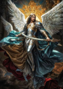 1000Pieces Jigsaw Puzzle Holy Virgin Mary With Archangel Nordic Sacred Art For Adults Perfect Gift For Art Lovers