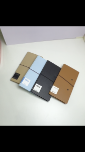 A4 Foldable Clipboard 3-Fold Folding Clip Board Receipt Bill Storage Bag Document File Organizer for Student Nurse