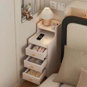 Modern Compact Bedside Nightstand
